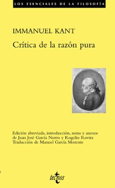 critica de la razon pura-immanuel kant-9788430938100