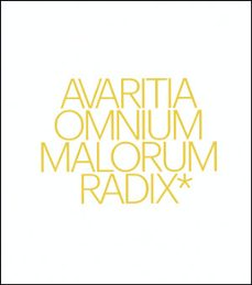 avaritia omnium malorum radix-9788437093000