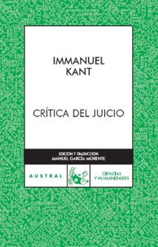 critica del juicio-immanuel kant-9788467023800