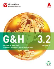 g&h 3. geography & history. book 1, 2 geography an 2 cd s (3dclass) 3º eso sociales general ingles-9788468235400