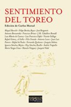 sentimiento del toreo-carlos marzal-9788483832400