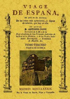 viaje de españa: t3. trata de cuenca (ed. facsimil)-9788490010600