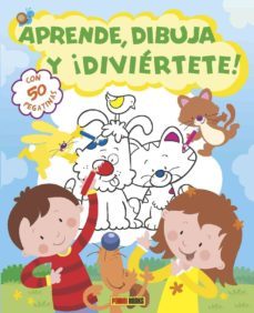 aprende, dibuja y diviertete (cuaderno de actividades con stickers)-9788490249000