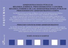 administraciones publicas. regimen juridico, procedimientos y control. regimen juridico de las administraciones publicas. esquemas (ebook)-maria burzaco samper-9788490853900