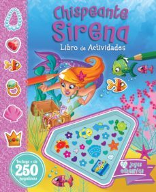 chispeante sirena: libro actividades (pegatinas cristal)-9788491201700