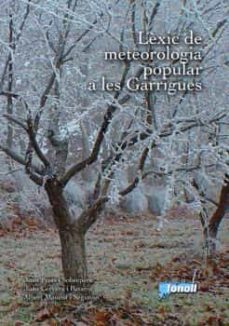 lexic de meteorologia popular a les garrigues-9788493652500