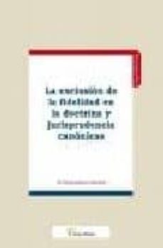 la exclusion de la fidelidad en la doctrina y jurisprudencia cano nicas-rosa maria garcia vilardell-9788496705500