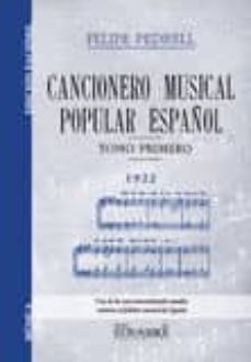 cancionero musical popular español t-i-felipe pedrell-9788498624700