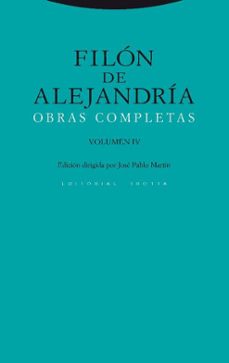 filon de alejandria: obras completas (vol. iv)-filon de alejandria-9788498796100