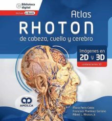 atlas rhoton de cabeza, cuello y cerebro. imágenes en 2d y 3d-9789585349100