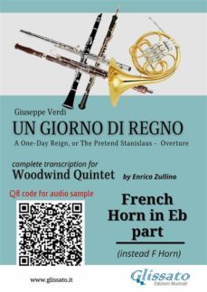 french horn in eb part of  part of "un giorno di regno" for woodwind quintet (ebook)-9791221374100