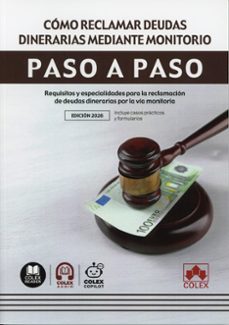 cómo reclamar deudas dinerarias mediante monitorio. paso a paso-departamento de documentacion iberley-9791370650100