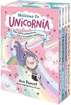welcome to unicornia: four glittery adventures full of friendship and magic!-ana punset-9781529530810