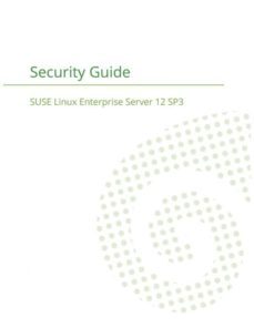 suse linux enterprise server 12 - security guide-9781680921410