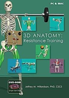 3d anatomy: resistance training (dvd-rom)-jeffrey willardson-9781907061110