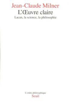 l'oeuvre claire (ebook)-jean claude milner-9782021368710
