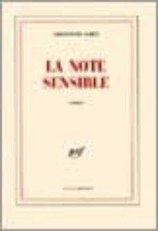 la note sensible-9782070313310