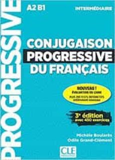 conjugaison progressive du français - niveau intermediare - livre + cd (3ª ed.)-michele boulares-9782090351910