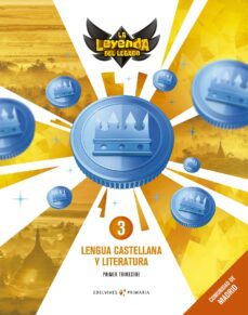 lengua 3º educacion primaria trimestres  madrid la leyenda del legado ed. 2018-9788414014110