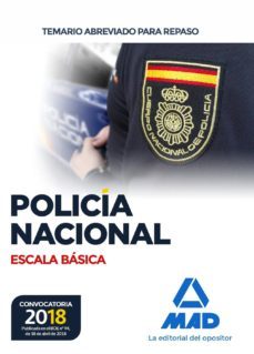 policia nacional escala basica: temario abreviado para repaso-9788414214510