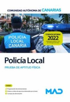 policía local de canarias: prueba de aptitud fisica-9788414260210