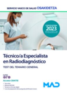 tecnico/a especialista en radiodiagnostico de osakidetza  servicio vasco de salud-9788414269510