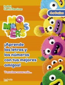 aprende las letras y los numeros con los momonsters 2 (4-5 años)-isabel carril martinez-9788418182310