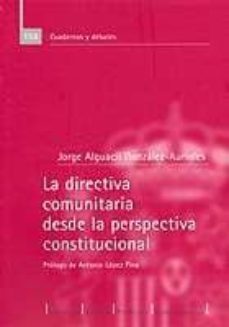 la directiva comunitaria desde la perspectiva constitucional-9788425912610