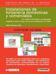 instalaciones de fontaneria domesticas y comerciales (2ª ed.) (in cluye cd)-9788426715210
