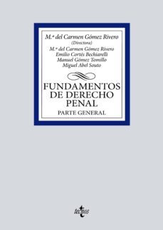 fundamentos de derecho penal (ebook)-maria del carmen gomez rivero-9788430986910