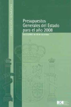 presupuestos generales 2008-9788434017610