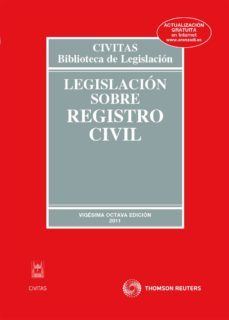 legislacion sobre registro civil (28ª ed)-9788447037810