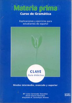 materia prima gramatica y ejercicios. clave-9788471435910