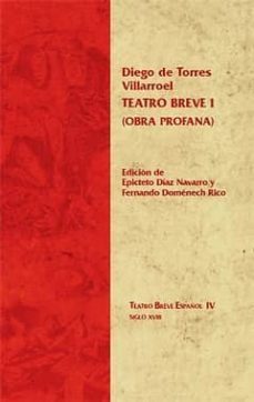 teatro breve i (obra profana)-9788484896210