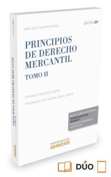 principios de derecho mercantil, tomo ii (20ª ed.)-9788490983010