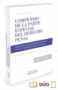 compendio de la parte especial del derecho penal-gonzalo quintero olivares-9788490999110