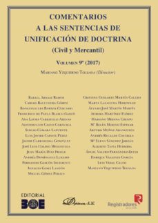 comentarios a las sentencias de unificacion de doctrina. civil y mercantil. volumen 9. 2017. (ebook)-9788491488910