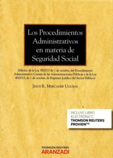 los procedimientos administrativos en materia de seguridad social-9788491521310