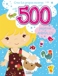 crea tus propias escenas con mas de 500 pegatinas animales-9788491786610