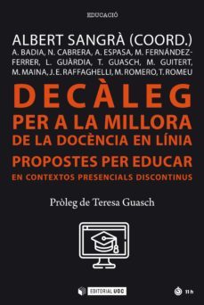 decaleg per a la millora de la docència en linia (ebook)-albert sangra-9788491808510