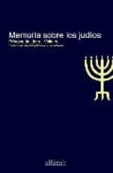 memoria sobre los judios-9788493624910
