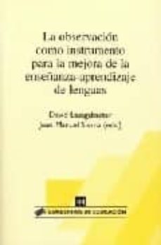 la observacion como instrumento para la mejora de la enseñanza-ap rendizaje de lenguas-david lasagabaster-9788496108110