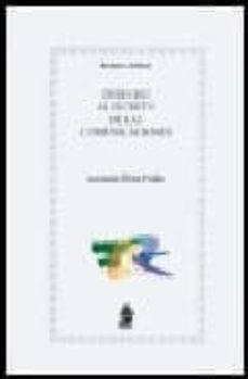 derecho al secreto de las comunicaciones-ascension elvira perales-9788496717510