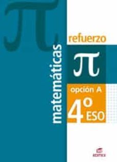 matematicas. refuerzo de matematicas 4º eso opcion a-juan jose castro celeiro-9788497714310