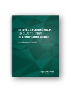 ofertas gastronomicas sencillas y sistemas de aprovisionamiento-9788498394610