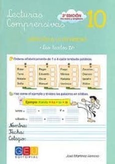 lecturas comprensivas 10 (3ª ed.): leo textos iv-9788499151410