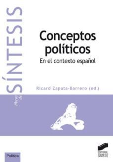 conceptos politicos (ebook)-ricard zapata barrero-9788499580210