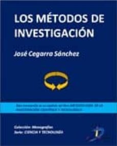 los métodos de investigación (ebook)-jose cegarra sanchez-9788499693910