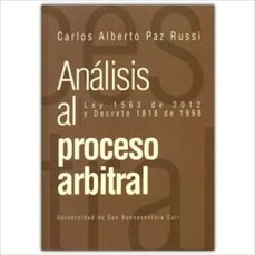 analisis al proceso arbitral-carlos alberto paz russi-9789588785110
