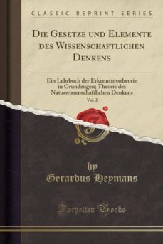 die gesetze und elemente des wissenschaftlichen denkens, vol. 2-9780243544820